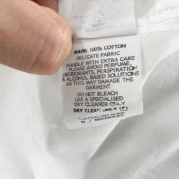 N Nicholas Off Shoulder Ruffle Top in White - Picture 14 of 15